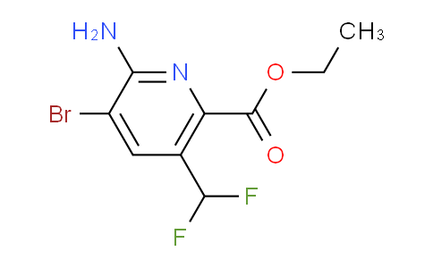AM135989 | 1805091-36-4 | Ethyl 2-amino-3-bromo-5-(difluoromethyl)pyridine-6-carboxylate
