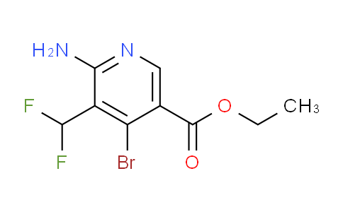 AM135991 | 1805054-55-0 | Ethyl 2-amino-4-bromo-3-(difluoromethyl)pyridine-5-carboxylate