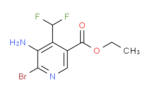 AM136001 | 1805206-33-0 | Ethyl 3-amino-2-bromo-4-(difluoromethyl)pyridine-5-carboxylate