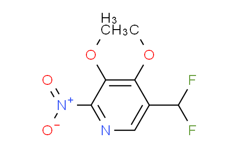 5-(Difluoromethyl)-3,4-dimethoxy-2-nitropyridine