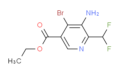 AM136005 | 1806059-16-4 | Ethyl 3-amino-4-bromo-2-(difluoromethyl)pyridine-5-carboxylate