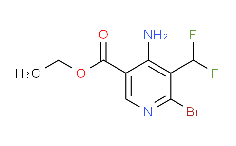 AM136010 | 1805054-78-7 | Ethyl 4-amino-2-bromo-3-(difluoromethyl)pyridine-5-carboxylate