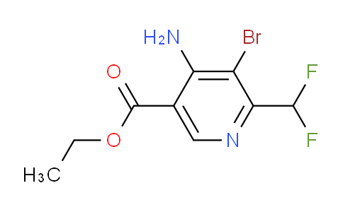 AM136016 | 1805092-16-3 | Ethyl 4-amino-3-bromo-2-(difluoromethyl)pyridine-5-carboxylate