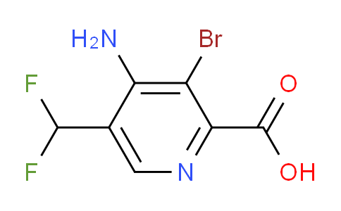 AM136026 | 1806059-07-3 | 4-Amino-3-bromo-5-(difluoromethyl)pyridine-2-carboxylic acid