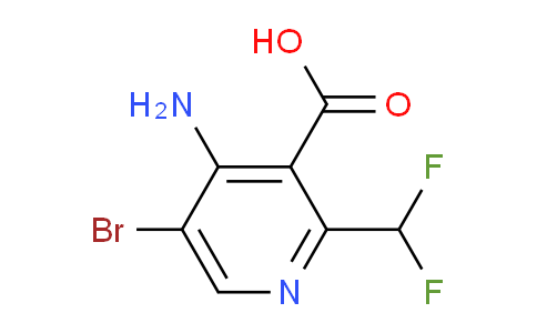 4-Amino-5-bromo-2-(difluoromethyl)pyridine-3-carboxylic acid