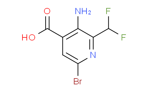 AM136031 | 1806884-91-2 | 3-Amino-6-bromo-2-(difluoromethyl)pyridine-4-carboxylic acid