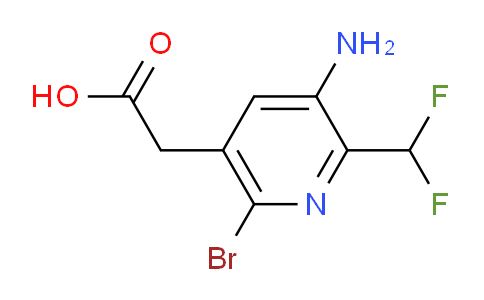 AM136047 | 1806060-42-3 | 3-Amino-6-bromo-2-(difluoromethyl)pyridine-5-acetic acid