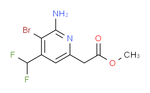 AM136048 | 1806886-07-6 | Methyl 2-amino-3-bromo-4-(difluoromethyl)pyridine-6-acetate