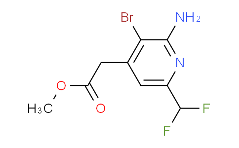AM136052 | 1806815-16-6 | Methyl 2-amino-3-bromo-6-(difluoromethyl)pyridine-4-acetate