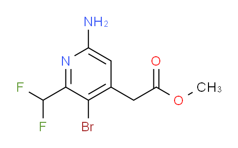 AM136059 | 1806060-64-9 | Methyl 6-amino-3-bromo-2-(difluoromethyl)pyridine-4-acetate