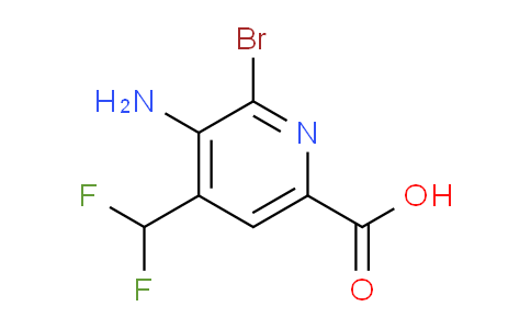 AM136063 | 1805346-43-3 | 3-Amino-2-bromo-4-(difluoromethyl)pyridine-6-carboxylic acid