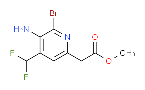 AM136065 | 1806060-92-3 | Methyl 3-amino-2-bromo-4-(difluoromethyl)pyridine-6-acetate