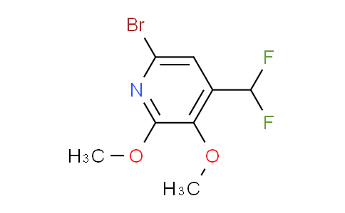 6-Bromo-4-(difluoromethyl)-2,3-dimethoxypyridine