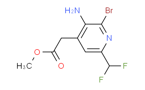 AM136070 | 1806836-90-7 | Methyl 3-amino-2-bromo-6-(difluoromethyl)pyridine-4-acetate