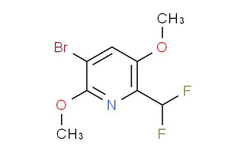 3-Bromo-6-(difluoromethyl)-2,5-dimethoxypyridine