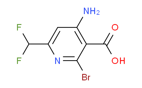 4-Amino-2-bromo-6-(difluoromethyl)pyridine-3-carboxylic acid