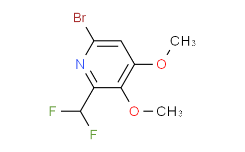 6-Bromo-2-(difluoromethyl)-3,4-dimethoxypyridine