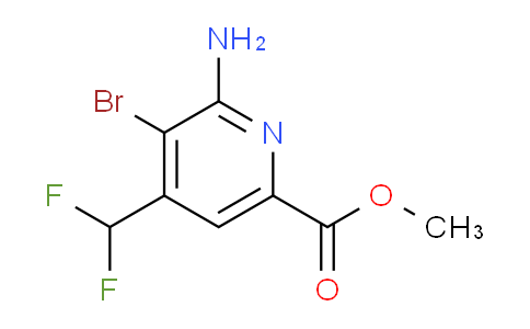 AM136090 | 1805090-23-6 | Methyl 2-amino-3-bromo-4-(difluoromethyl)pyridine-6-carboxylate