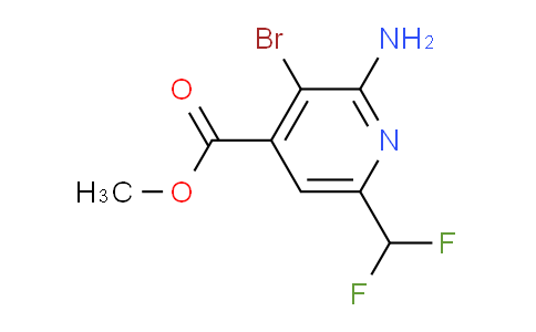AM136092 | 1805054-07-2 | Methyl 2-amino-3-bromo-6-(difluoromethyl)pyridine-4-carboxylate