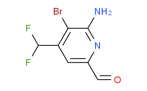 AM136107 | 1805205-14-4 | 2-Amino-3-bromo-4-(difluoromethyl)pyridine-6-carboxaldehyde