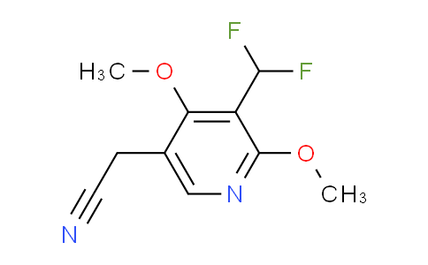 AM136108 | 1806802-84-5 | 3-(Difluoromethyl)-2,4-dimethoxypyridine-5-acetonitrile