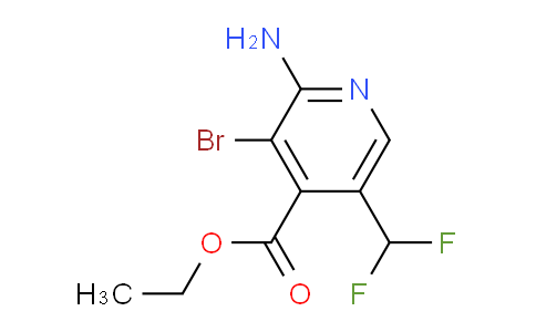 AM136111 | 1803711-24-1 | Ethyl 2-amino-3-bromo-5-(difluoromethyl)pyridine-4-carboxylate