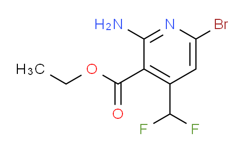 Ethyl 2-amino-6-bromo-4-(difluoromethyl)pyridine-3-carboxylate