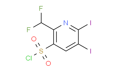 AM136126 | 1805255-88-2 | 6-(Difluoromethyl)-2,3-diiodopyridine-5-sulfonyl chloride