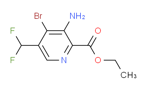 Ethyl 3-amino-4-bromo-5-(difluoromethyl)pyridine-2-carboxylate
