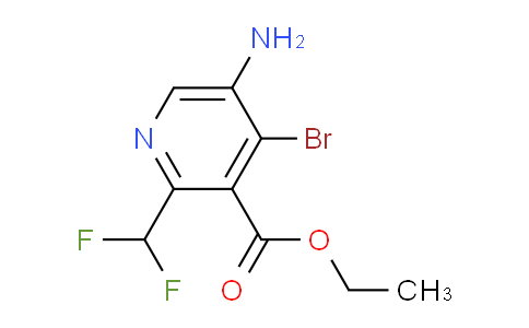 AM136130 | 1806814-41-4 | Ethyl 5-amino-4-bromo-2-(difluoromethyl)pyridine-3-carboxylate
