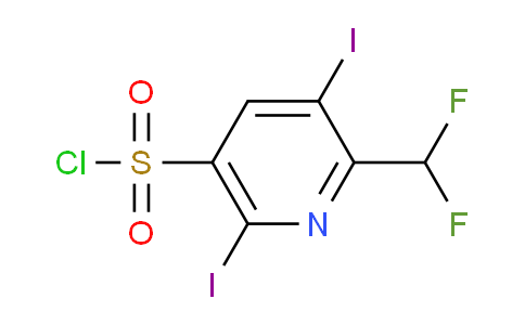 AM136133 | 1806806-82-5 | 2-(Difluoromethyl)-3,6-diiodopyridine-5-sulfonyl chloride