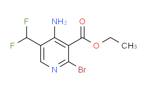 AM136139 | 1806814-49-2 | Ethyl 4-amino-2-bromo-5-(difluoromethyl)pyridine-3-carboxylate