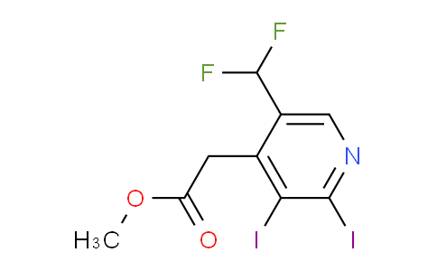 AM136142 | 1805006-50-1 | Methyl 5-(difluoromethyl)-2,3-diiodopyridine-4-acetate