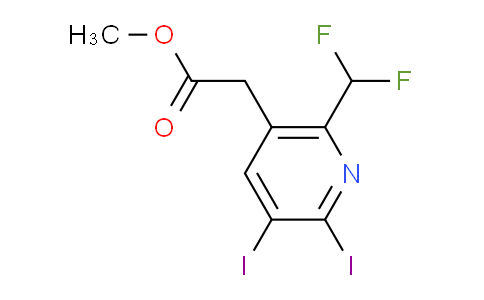 AM136144 | 1805049-62-0 | Methyl 6-(difluoromethyl)-2,3-diiodopyridine-5-acetate