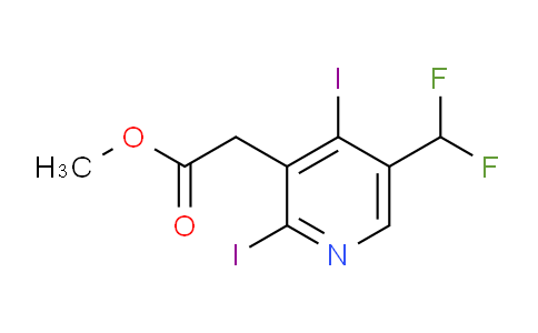 AM136146 | 1806826-20-9 | Methyl 5-(difluoromethyl)-2,4-diiodopyridine-3-acetate