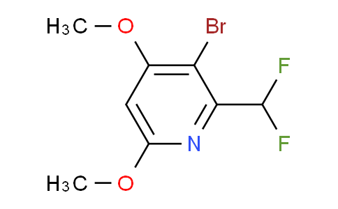 AM136147 | 1804451-59-9 | 3-Bromo-2-(difluoromethyl)-4,6-dimethoxypyridine