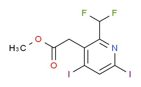 AM136151 | 1805006-72-7 | Methyl 2-(difluoromethyl)-4,6-diiodopyridine-3-acetate