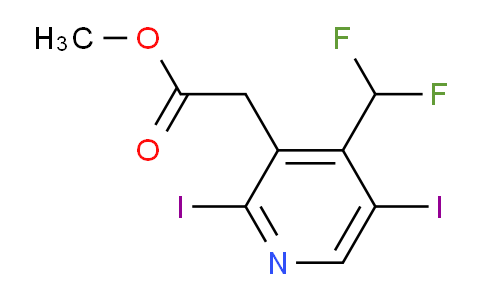 AM136153 | 1805157-90-7 | Methyl 4-(difluoromethyl)-2,5-diiodopyridine-3-acetate