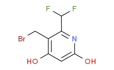 3-(Bromomethyl)-2-(difluoromethyl)-4,6-dihydroxypyridine
