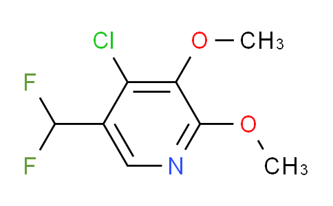 4-Chloro-5-(difluoromethyl)-2,3-dimethoxypyridine