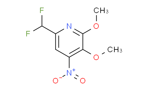 6-(Difluoromethyl)-2,3-dimethoxy-4-nitropyridine