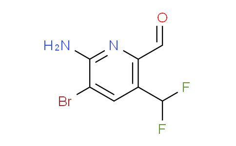 AM136179 | 1805335-55-0 | 2-Amino-3-bromo-5-(difluoromethyl)pyridine-6-carboxaldehyde