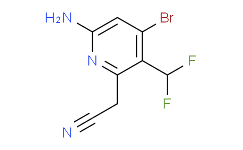AM136181 | 1806833-98-6 | 6-Amino-4-bromo-3-(difluoromethyl)pyridine-2-acetonitrile