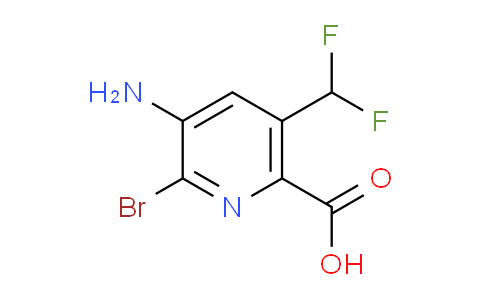 AM136189 | 1803710-51-1 | 3-Amino-2-bromo-5-(difluoromethyl)pyridine-6-carboxylic acid