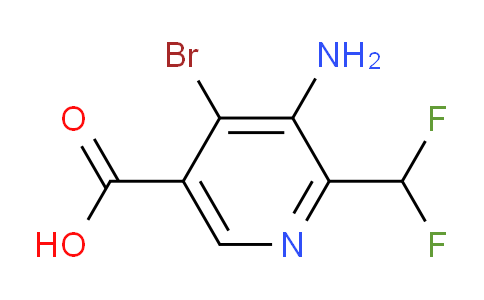 AM136191 | 1805205-77-9 | 3-Amino-4-bromo-2-(difluoromethyl)pyridine-5-carboxylic acid