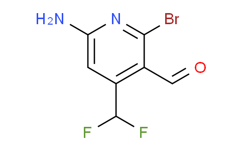 6-Amino-2-bromo-4-(difluoromethyl)pyridine-3-carboxaldehyde