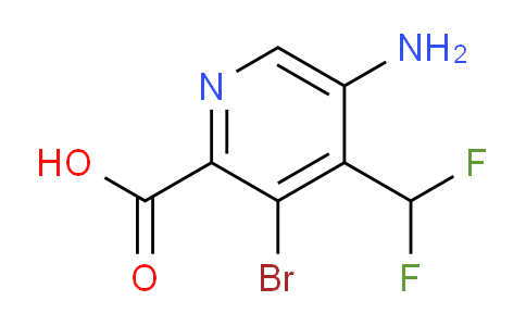 AM136198 | 1805053-98-8 | 5-Amino-3-bromo-4-(difluoromethyl)pyridine-2-carboxylic acid