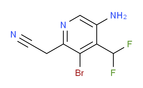 AM136205 | 1806812-59-8 | 5-Amino-3-bromo-4-(difluoromethyl)pyridine-2-acetonitrile