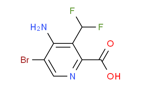 AM136209 | 1806813-72-8 | 4-Amino-5-bromo-3-(difluoromethyl)pyridine-2-carboxylic acid