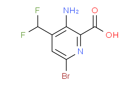 AM136211 | 1805090-11-2 | 3-Amino-6-bromo-4-(difluoromethyl)pyridine-2-carboxylic acid